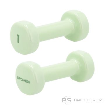 Spokey Formas hanteles 2x1 kg zaļas 920918 (N/A)