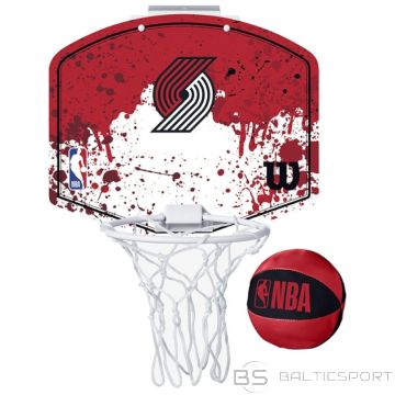 Wilson Basketbola aizmugure NBA Team Portland Trailblazers Mini Hoop WTBA1302POR (viens izmērs)