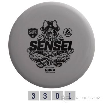 Discgolf DISCMANIA Putter PIRATE SENSEI ACTIVE grey 3/3/0/1