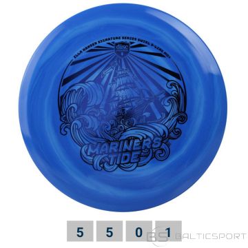 Discgolf DISCMANIA Midrange Driver S-LINE SWIRL MD3 Mariners Tide Blue/White 5/5/0/1