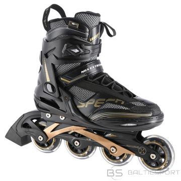 РОЛИКОВЫЕ КОНЬКИ NA2150 BLACK-GOLD РАЗМЕР 37