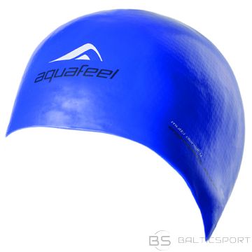 Swimming cap silicone AQUAFEEL BULLITT 3046 blue for adult