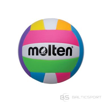 Volleyball ball MOLTEN MS500-NEON, synth. leather size 5