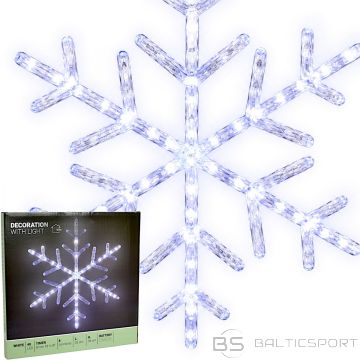 Christmas Decoration SNOWFLAKE HANGING LIGHT DECORATION 40LED WHITE