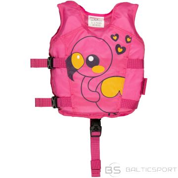 Swimming vest for children WAIMEA 52ZB ROZ 3-6 years 18-30 kg Pink/Orange/Black