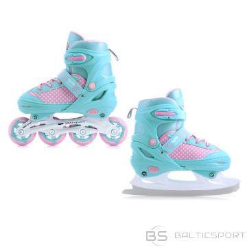 SMJ sport 2in1 Jr Lili adjustable roller skates (38-41)