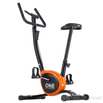 One Fitness RW3011 MELNI-ORANŽS VINGROJUMA VELOSIPĒDS