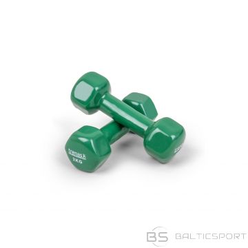 Aerobikas hanteles 2kg vinila  2 gab komplekts