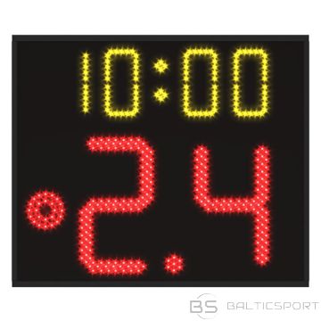 24 sekunžu tablo, 70,5 x 60 x 11,5 cm, FIBA ​​apstiprināts 2. līmenis basketbola metiena pulkstenis