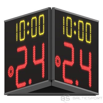 Uzbrukuma laika tablo basketbolam , 24 sekunžu tablo - 3 displeji