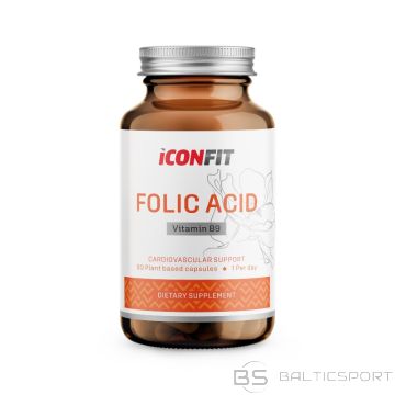 Folijskābe kapsulās / ICONFIT / Folskābe / vitamīns B9, FOLIC ACID