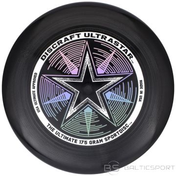 Frīsbija disks Discraft Ultra-Star Standard - melns