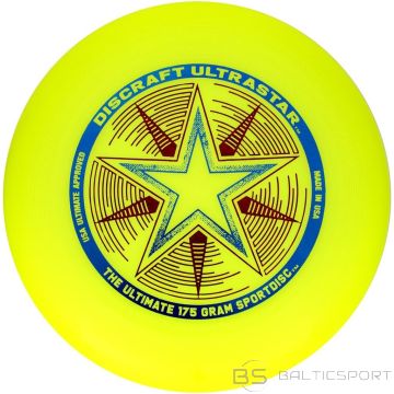 Frīsbija disks Discraft Ultra-Star Standard - dzeltens
