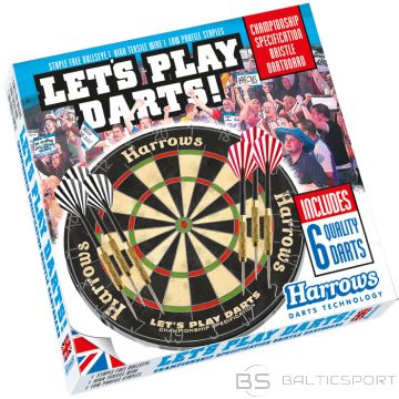 Šautriņu dēlis - Komplekts / Harrows Lets Play Dart Game set