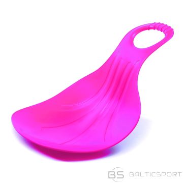 Sniega Šļūkšanas paliktnis / ābolītis / ragavas ar rokturi / kausveida ragavas Apple LUX / rozā