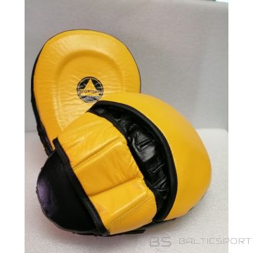Boksa ķepas -2gb/pāris - āda / boxing pads - pair/2psc set - leather