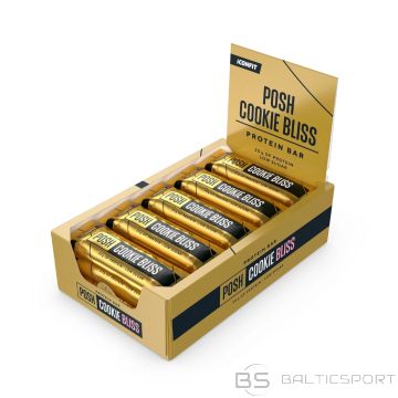 Proteīna batoniņi Iconfit Posh Bar 15 gab kaste -Cookie Bliss