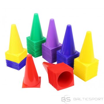 Konusi sporta treniņiem / spēlēm / stafetēm - 23cm, dažādas krāsas