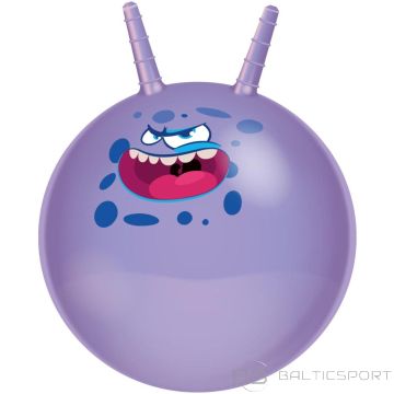 Lēkāšanas bumba, bumba ar rokturi 45cm - violeta