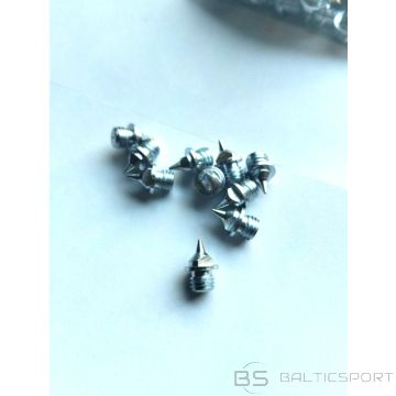 Vieglatlētikas nagliņu/ radzes komplekts: 6mm vai 9mm - adatveida - 10gab 