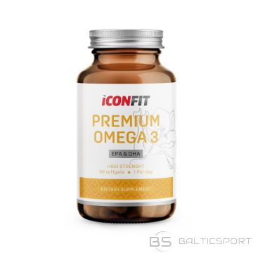 Premium Omega 3 / ICONFIT  90 kaps. taukskābes kapsulas