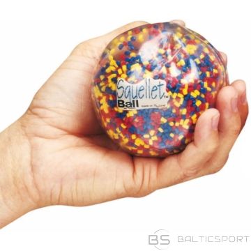 Skeletbumba Spordas Squelet ball 7cm caurspīdīga ar granulām