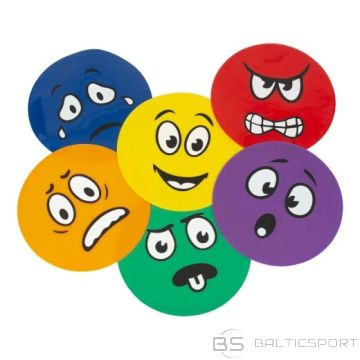 6 Emociju grīdas pozīciju marķieri 25cm