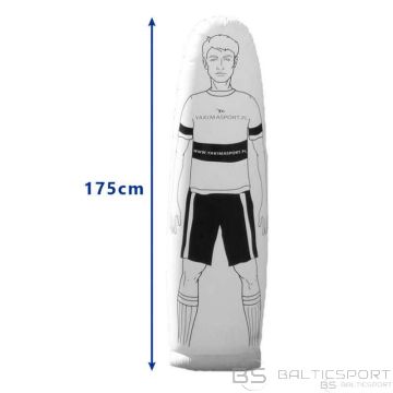 Piepušams futbola manekens -Pašceļoša piepūšamā siena JUNIOR 100163 - 175cm