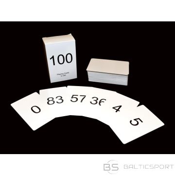 Skaitļu Spēļu kārtis skaitļi 0-100 