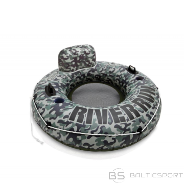 XL Peldriņķis Intex Camo River Run  / 135cm diametrs /  liels peldriņķis ar rokturiem