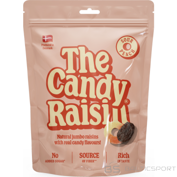 Candy Raisin rozīnes ar skābo želejkonfekšu - persika garšu 85g