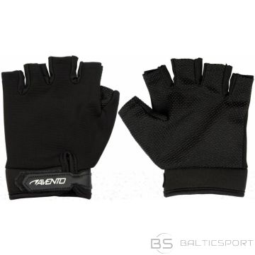 Fitnesa cimdi ar tīklveida audumu un silikonu saķerei Avento 42AB (S/M un L/XL)
