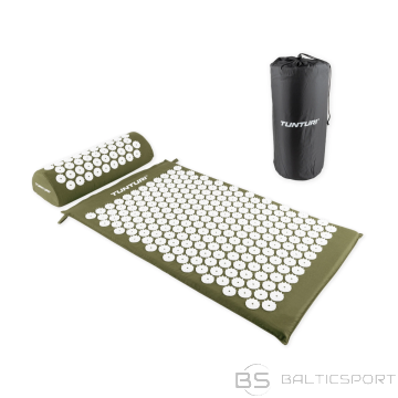 TUNTURI Akupresūras paklājiņš un spilvens, Armijas zaļš