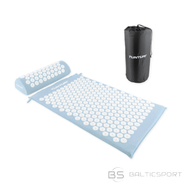 TUNTURI Akupresūras paklājiņš un spilvens, gaiši zils