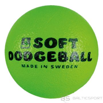Mīksta putu bumba  ar pārklājumu 15cmSoft Dodgeball -Zaļš