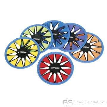 Frisbija DisksColor Twist Frisbee / auduma frrisbija disks/ mazgājams