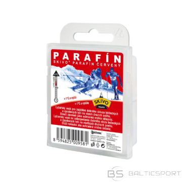 Parafīns SKIVO (+1° +) slēpju vasks plusiem / slēpju vasks slitai temperatūrai.
