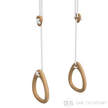 vingrošanas gredzeni ozolkoka Lillagunga Gymnastic Rings 
