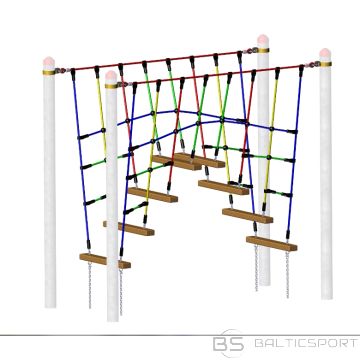Rotaļlaukuma rāpšanās konstrukcija TIlts  Vario Adventure Park Feature Bridge