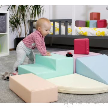 Mīksto kluču komplekts Iglu soft play Corner Climber mīkstie bloki M izmērs (dažādas krāsas)