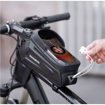 Stingrs Velo telefona turētājs ROCKBROS Hardpouch Bike Mount M melns