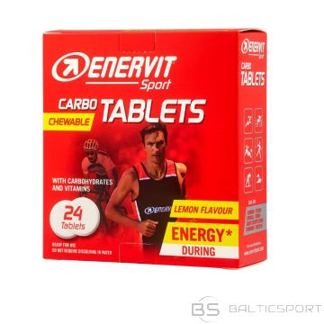 Enervit Sport Carbo Tablets enerģijas tabletes 24gab - citrons