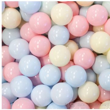 Baseina bumbas bumbu baseiniem 7cm diametrs 500 gab komplekts Pasteļkrāsās