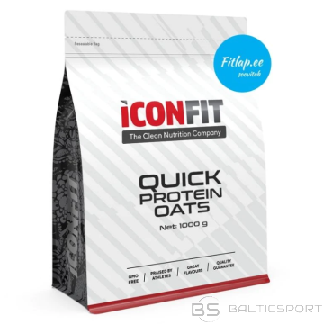Ātri pagatavojamas Proteīna Auzu pārslas Iconfit Quick Protein Oats ( ar kolagēnu un čia sēklām)