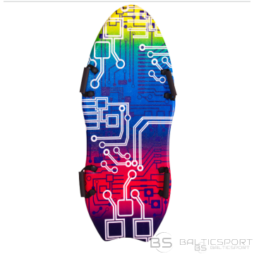 Putu sniega dēlis šļūkšanas ragavas FOAM SLIDE DOUBLE SLIDE, DAUDZKRĀSU 122x51x2.2CM ( IR VEIKALĀ ) ENERO