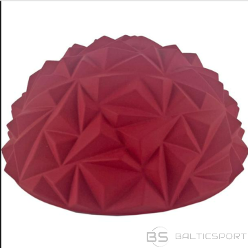 Masāžas puslode pussfēra  ar izciļņiem Masāžas ezis Bordo 17cm pusbumba / Massage halfsphere 17cm