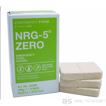 Bez glutēna Ārkārtas pārtika Katadyn NRG-5 Zero (augsts enerģijas avots, garš termiņš līdz 15 gadi)