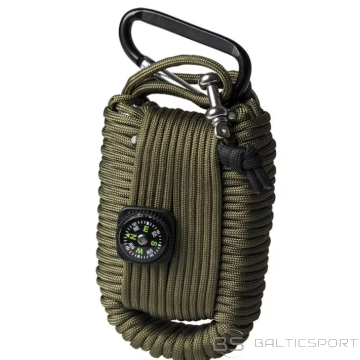 Izdzīvošanas komplekts Mil-Tec Paracord Survival Kit Large Olive, Black