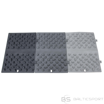 Oļu paklajiņš puzles paklājs ar oļiem akupresūrai terapijai Pebble Mats 12gb  x 43x30 cm 