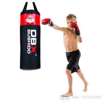 Profesionāls boksa maiss bērniem un pusaudžiem 80 cm x 30 cm - sarkans, 15 kg 
